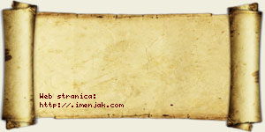 Kristina Perunac vizit kartica